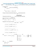 Chuyên đề hình học không gian bồi dưỡng học sinh giỏi toán 