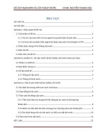 Thiết kế hệ thống cấp nƣớc tự động cho chung cƣ 5 tầng