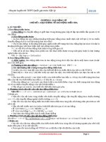 Chuyên đề lý thuyết vật lý 12 luyện thi THPT quốc gia 