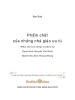Com nhagiaouutu Phẩm chất của những nhà giáo ưu túpdf