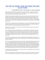 Com   xet hoi va tranh luan tai phien toa so tham