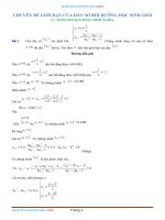 Chuyên đề giới hạn của dãy số bồi dưỡng học sinh giỏi 