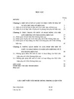 Đổi mới tổ chức và hoạt động của hội liên hiệp phụ nữ ở hải dương hiện nay