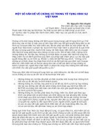 Com   mot so van de ve chung cu trong to tung hinh su vn