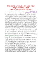 Com   tinh khong lanh manh cua hanh vi ban hang da cap bat chinh theo luat canh tranh 2004