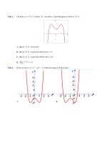 Bài tập trắc nghiệm chương đồ thị