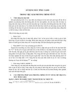 ứng dụng của máy tính cầm tay trong giải phuông trình vô tỷ 