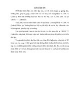 Công tác đào tạo, bồi dưỡng cán bộ, công chức tại UBND TT quân chu