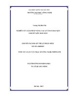 Nghiên cứu giải pháp nâng cao an toàn bảo mật cho dữ liệu đám mây (tt)