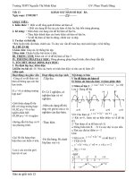 Giáo án 3 cột giải tích 12 tiết 13 khảo sát hàm số trùng phuong 