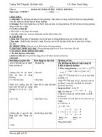 Giáo án 3 cột giải tích 12 tiết 14 khảo sát hàm số 