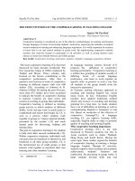 Com   doc THE EFFECTIVENESS OF THE  IN TEACHING ENGLISH