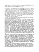 Com   mot so bat cap ve quy dinh hinh thuc va noi dung cua quyet dinh trong tai trong phap luat tttm