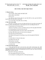 Đề cương môn công nghệ chế biến khí