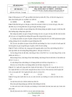 12 đề thi thử THPT quốc gia môn sinh học có đáp án và lời giải chi tiết 