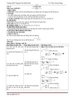 Giáo án 3 cột giải tích 12 tiết 12 luyện  tập 