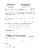 Đề thi thử THPT quốc gia 2018 môn toán trường THPT kinh môn – hải dương