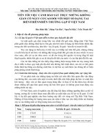 TIẾN tới VIỆC CẢNH báo sát THỰC NHỮNG KHÔNG GIAN có NGUY cơ CAO đối với một số DẠNG TAI BIẾNTHIÊN NHIÊN THƯỜNG gặp ở VIỆT NAM (2008) đào đình bắc, đặng văn bào, nguyễn hiệu, trần thanh hà 