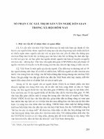 Số phận các giá trị di sản văn nghệ dân gian trong xã hội hôm nay (2013) tô ngọc thanh 