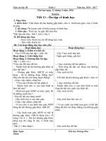 Giáo án lớp 3 năm học 2016   2017 mới nhất tuần (3) 