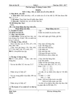 Giáo án lớp 3 năm học 2016   2017 mới nhất tuần (1) 