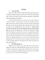 Tieu luan nâng cao hiệu quả quản lý nhà nước đối với môi trường đô thị trong giai đoạn hiện nay