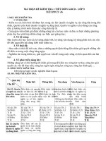 KT 45 phut HK2 GDCD 9  theo ma trận mới 6 mã đề