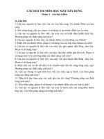 CÂU HỎI THI MÔN HỌC MÁY XÂY DỰNG PHẦN 3