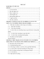 THỰC TRẠNG CƠ CẤU TỔ CHỨC CỦA VĂN PHÒNG TỔNG CÔNG TY XÂY DỰNG CÔNG TRÌNH GIAO THÔNG