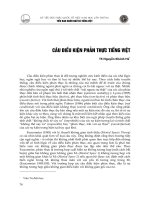 Câu điều kiện phản thực tiếng việt (2008) nguyễn khánh hà 