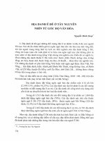 Địa danh ê đê ở tây nguyên nhìn từ góc độ văn hóa (2013) nguyễn minh hoạt 