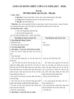 Giáo án lớp 4 cả năm 2017 – 2018 (mới nhất) 