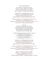 Lời bài hát hợp âm guitar Bậu nhớ người thương