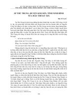 Ấp thủ trung, huyện kim sơn, tỉnh ninh bình nửa đầu thế kỷ XIX (2008) đào tố uyên 