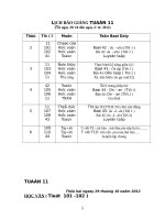 Giáo án lớp 1 trọn bộ tuần  (11) 