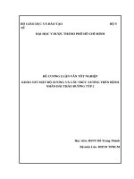 KHẢO sát mật độ XƯƠNG và cấu TRÚC XƯƠNG TRÊN BỆNH NHÂN đái THÁO ĐƯỜNG týp 2