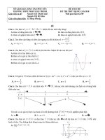 Đề thi thử THPT Quốc gia năm 2018 môn Toán  trường THPT phan châu trinh