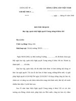 Bài thu hoạch nghị quyết trung ương 6 khóa XII về chăm sóc sức khỏe nhân dân 