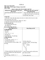 Giáo án trọn bộ các môn học lớp 4 mới nhất tuần (14) 