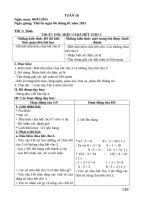 Giáo án trọn bộ các môn học lớp 4 mới nhất tuần (18) 