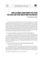 Nhìn lại những chặng đường phát triển của pháp luật ở việt nam từ năm 1945 đến nay (2008) phạm hữu nghị 