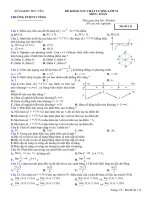 Đề thi thử THPT Quốc gia năm 2018 môn Toán  trường  pddtnt  tỉnh
