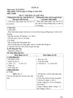 Giáo án trọn bộ các môn học lớp 4 mới nhất tuần (16) 