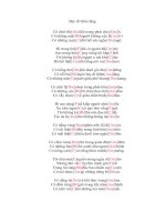 Lời bài hát hợp âm guitar Bay đi thầm lặng