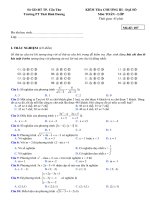 Kiem tra 1 tiet chuong 3 so hoc 10