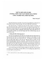 Những biến đổi xã hội ở nông thôn việt nam trong quá trình công nghiệp hóa, hiện đại hóa (2013) phạm văn quyết 