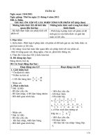 Giáo án trọn bộ các môn học lớp 4 mới nhất tuần (32) 