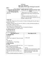 Giáo án trọn bộ các môn học lớp 4 mới nhất tuần (20) 