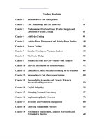 Test bank cost accounting 6e by rainborn table of contents 