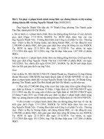 Bài tập tự luận môn luật chứng khoán